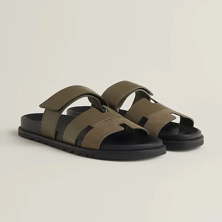 Сандалии Chypre Hermes Toundra / Noir - фото 1