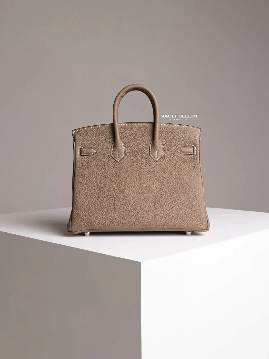 Hermès Сумка Birkin 25 Etoupe Togo Palladium Hardware - фото 7