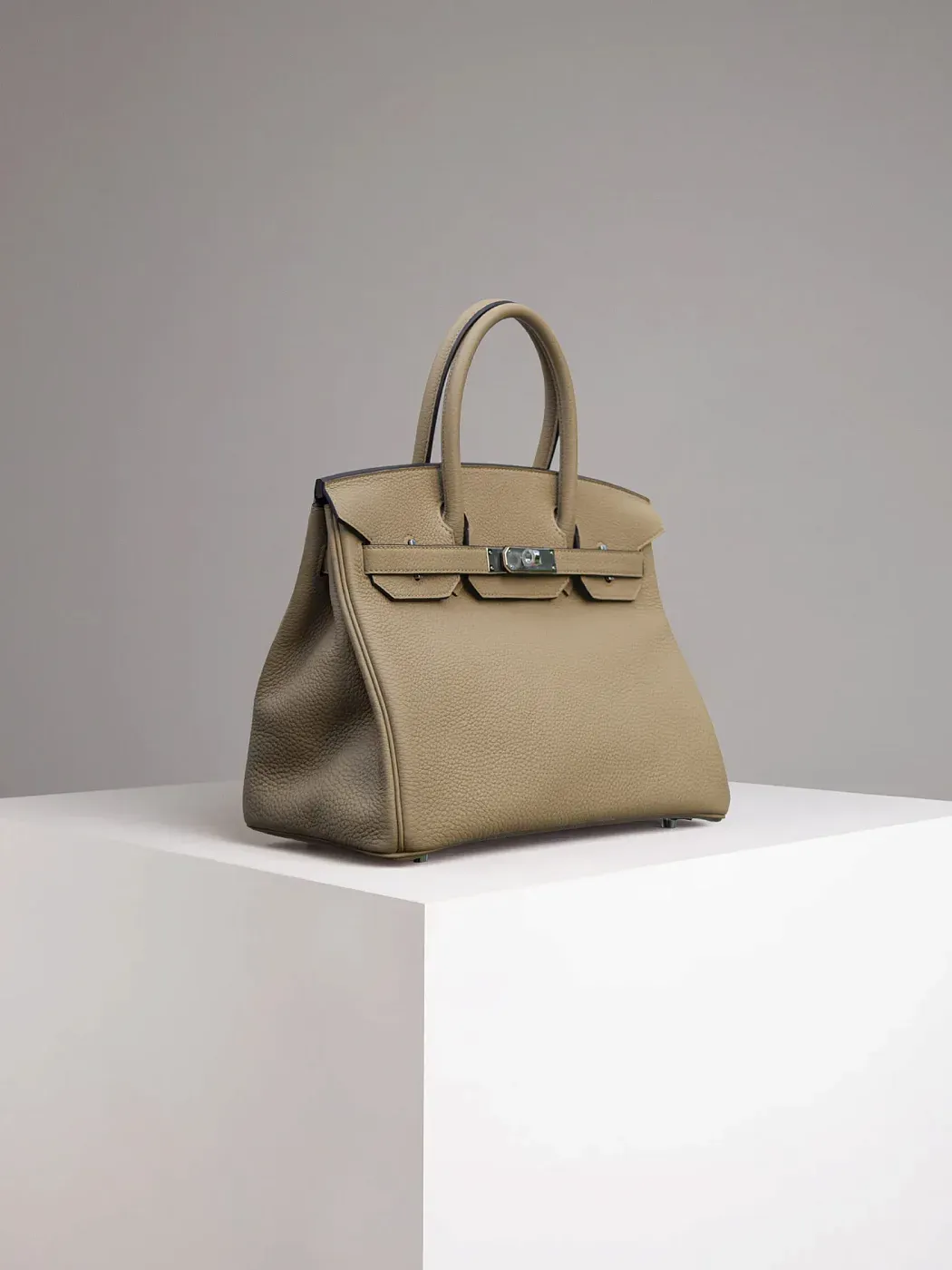 Hermès Сумка Birkin 30 Poussiere Togo Palladium Hardware - фото 2