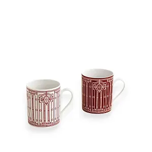 Hermès Набор из 2 кружек H Deco rouge - фото 1