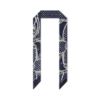 Louis Vuitton Шелковая лента Sailor Bandana BB Bleu Marine - фото 1