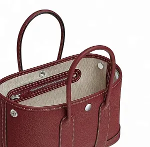 Hermès Сумка Neo Garden 23 Rouge H Negonda H Viking Palladium Hardware - фото 3