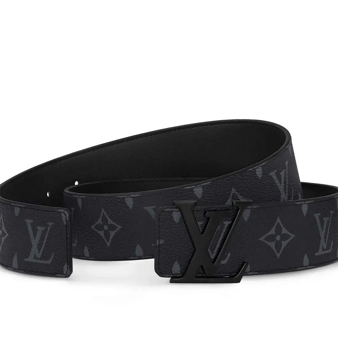 Louis Vuitton Ремень Initiales черного цвета с матовым эффектом - фото 3