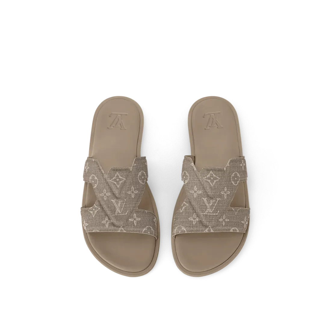 Louis Vuitton Мюли LV Oasis Gray-Brown - фото 2