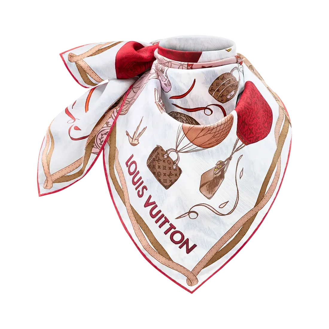 Louis Vuitton Платок-каре Up And Away 90 Rouge - фото 3