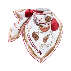 Louis Vuitton Платок-каре Up And Away 90 Rouge - фото 3