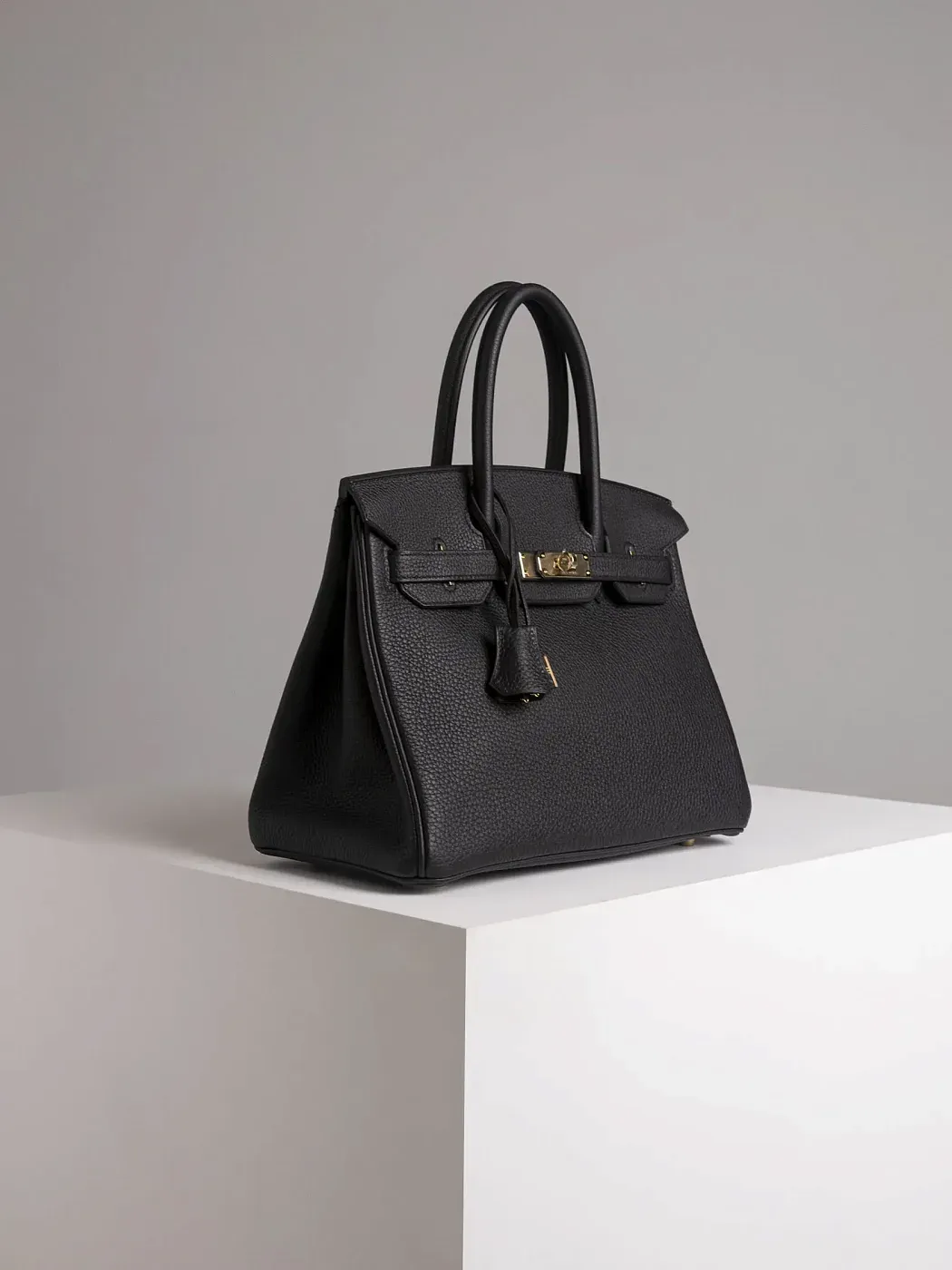 Hermès Сумка Birkin 30 Black Togo Permabrass Hardware - фото 5