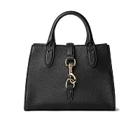 Gucci Сумка-тоут с застежкой-крючком Black - фото 1
