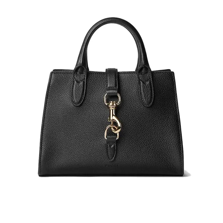 Сумка-тоут с застежкой-крючком Gucci Black - фото 1