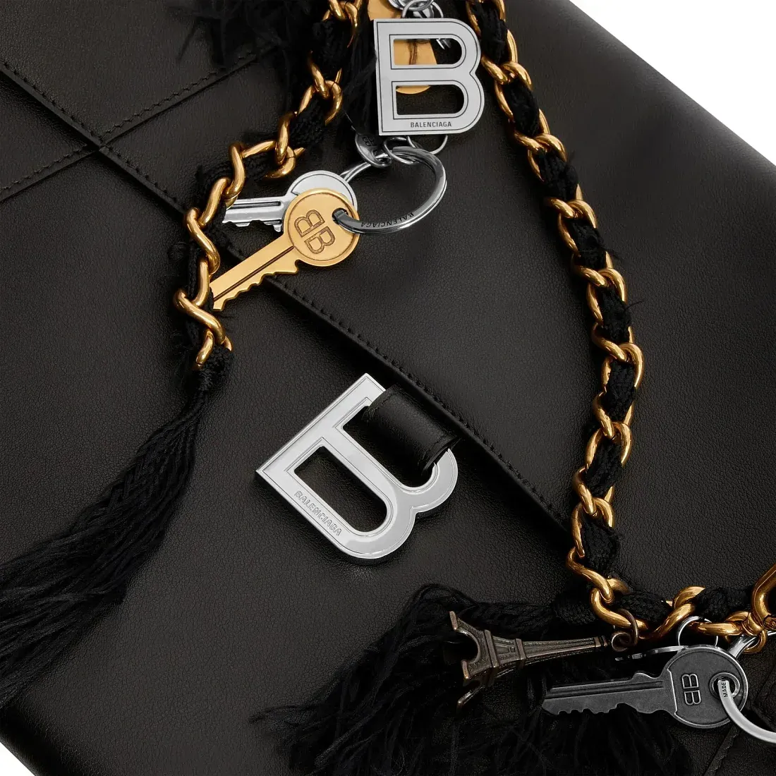 Balenciaga Сумка Hourglass большого формата - фото 6