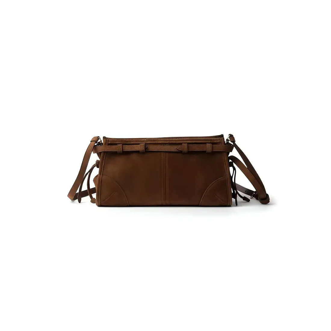 Prada Мини-сумка Bonnie Cocoa Brown - фото 4