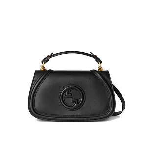 Gucci Маленькая сумка с верхней ручкой Blondie Black - фото 1