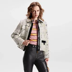 Louis Vuitton Жакет кроя бокси из твида букле - фото 4
