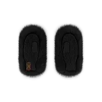 Louis Vuitton Варежки из меха Black - фото 1