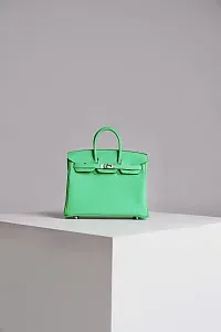 Hermès Сумка Birkin 25 Vert Comics Togo Palladium Hardware - фото 1