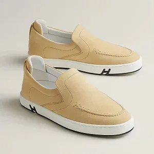 Hermès Кеды Kiddy Slip-On Jaune Calisson - фото 1