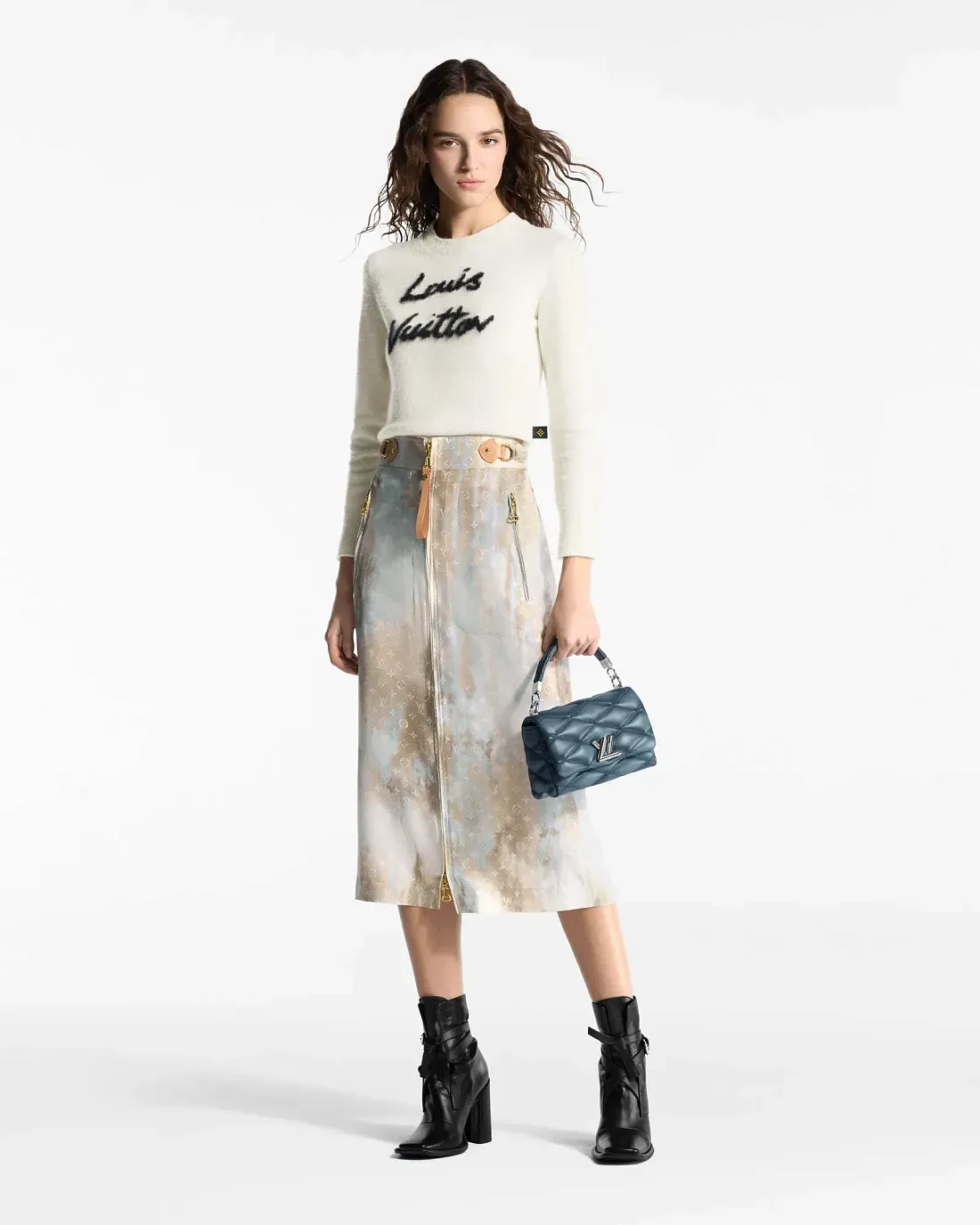 Louis Vuitton Сумка GO-14 PM Bleu Denim - фото 4