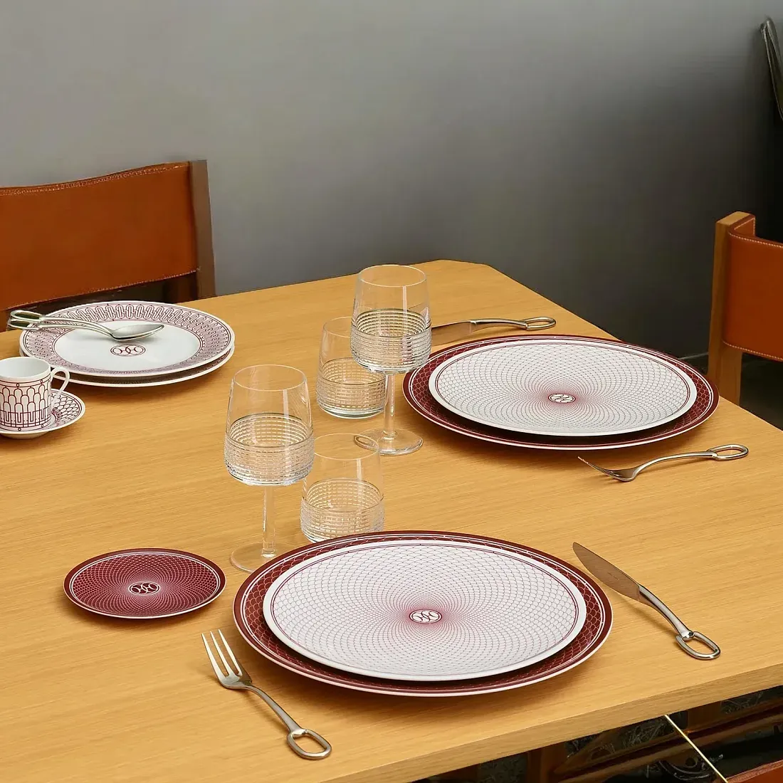 Hermès Десертная тарелка H Deco rouge 2 - фото 2