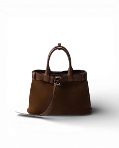 Prada Сумка Buckle medium suede with belt - фото 1