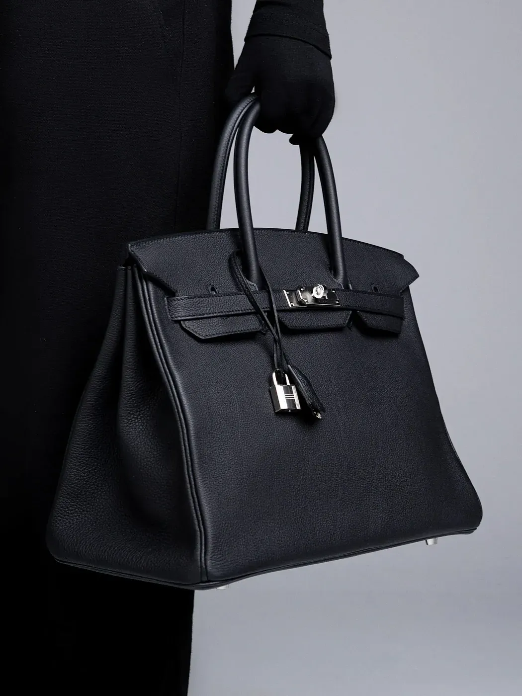 Hermès Сумка Birkin 35 Black Togo Palladium Hardware - фото 2