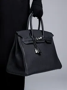 Hermès Сумка Birkin 35 Black Togo Palladium Hardware - фото 2