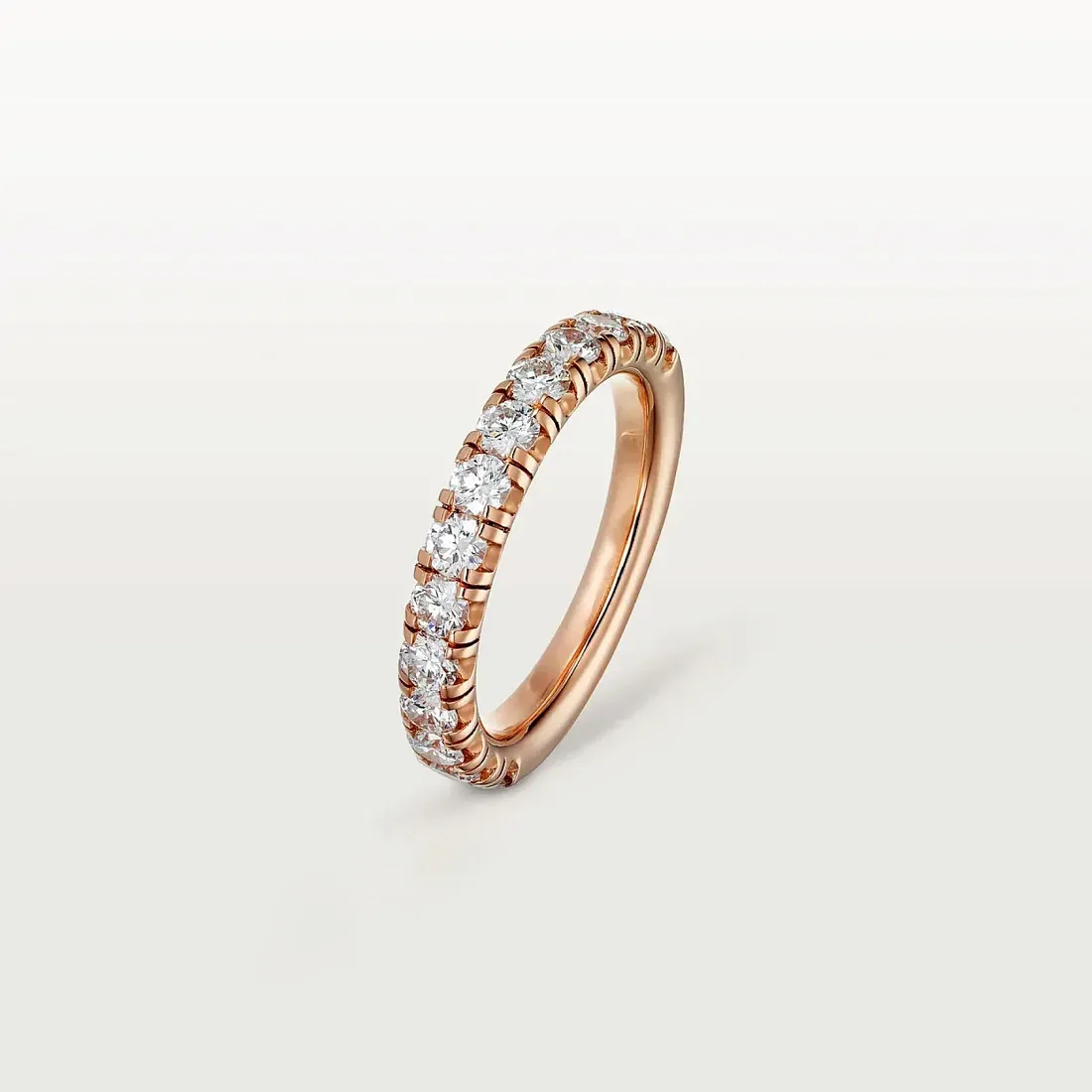 Cartier Обручальное кольцо с бриллиантовым паве Etincelle de 3,5 мм Rose Gold - фото 2