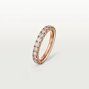 Cartier Обручальное кольцо с бриллиантовым паве Etincelle de 3,5 мм Rose Gold - фото 2