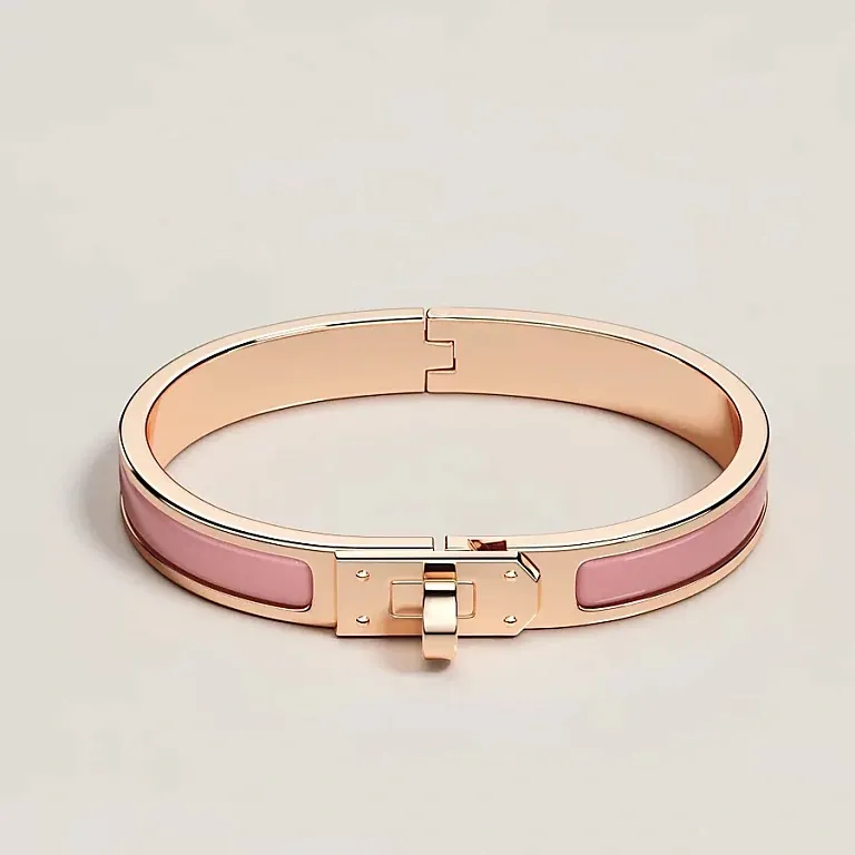 Браслет Mini Clic Kelly Hermes Rose Beaute - фото 1