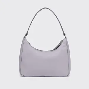 Prada Мини-сумка Re-Edition 2005 из Re-Nylon и сафьяновой кожи Wisteria - фото 3