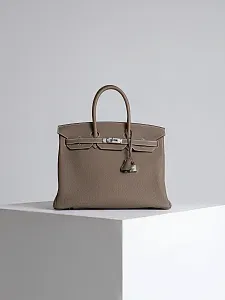 Hermès Сумка Birkin 35 Etoupe Togo Palladium Hardware - фото 1