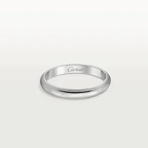 Cartier Обручальное кольцо 1895 2,5 мм Platinum - фото 1