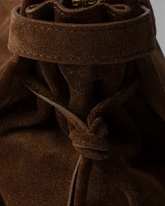 Prada Сумка Bonnie large suede - фото 9