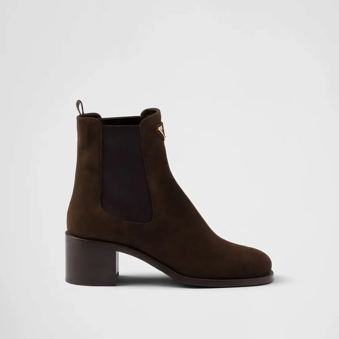 Prada Ботинки из телячьего велюра - фото 3
