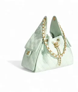 Chanel Маленькая сумка 25 Light Green - фото 2