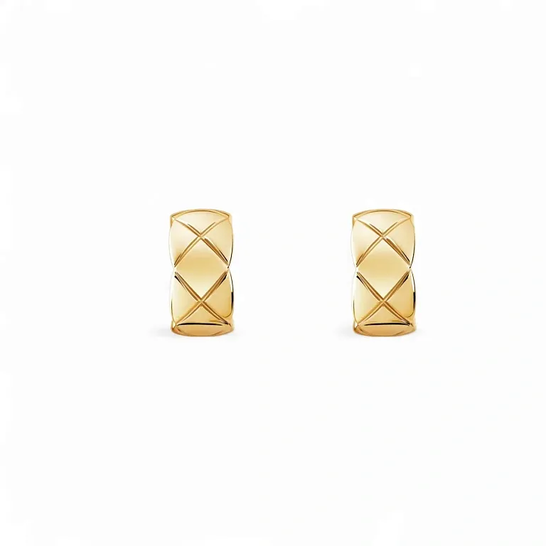 Серьги Coco Crush Chanel Yellow - фото 1