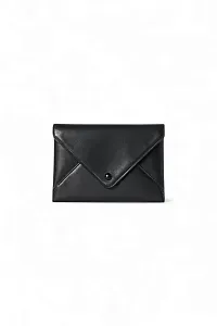 The Row Клатч Envelope Clutch Black из кожи - фото 1