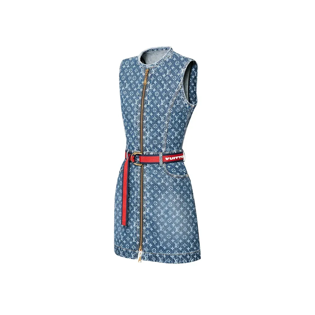 Louis Vuitton Платье с узором Monogram AC x - фото 3