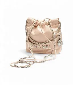 Chanel Мини-сумка 22 Beige - фото 2