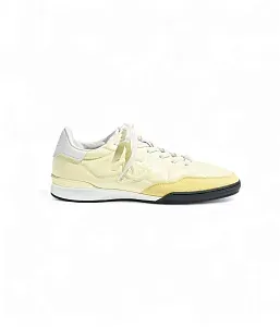 Chanel Кожаные кроссовки Light Yellow /White - фото 1