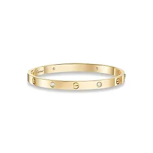 Cartier Браслет Love medium model, 4 diamonds Men - фото 1