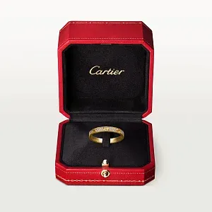 Cartier Кольцо Love маленькая модель c бриллиантовым паве Pink Gold - фото 5