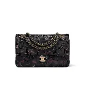 Chanel Классическая сумка 11.12 Black, Dark Gray and Burgundy - фото 1