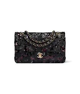 Chanel Классическая сумка 11.12 Black, Dark Gray and Burgundy - фото 1