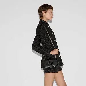 Gucci Мини-сумка Blondie Black - фото 2