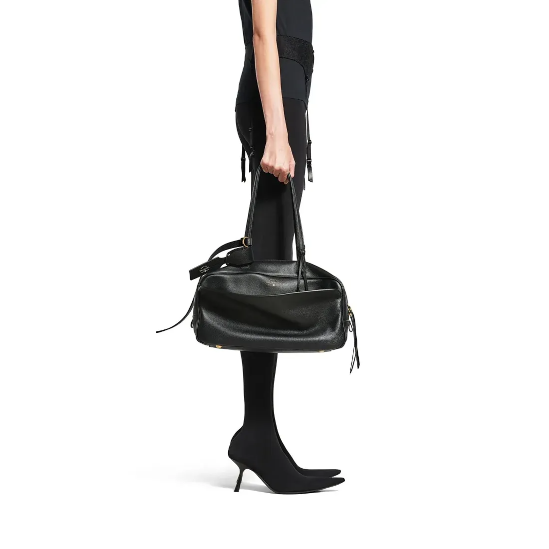 Balenciaga Сумка Carrie Bowling среднего формата - фото 2