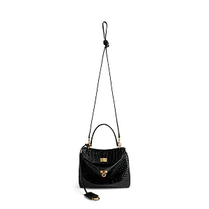 Balenciaga Сумка Rodeo Crocodile Embossed мини формата - фото 5