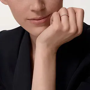 Cartier Обручальное кольцо с бриллиантовым паве Etincelle de 2 мм Rose Gold - фото 3
