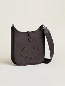 Hermès Сумка Evelyne 29 Macassar Clemence Palladium Hardware - фото 2