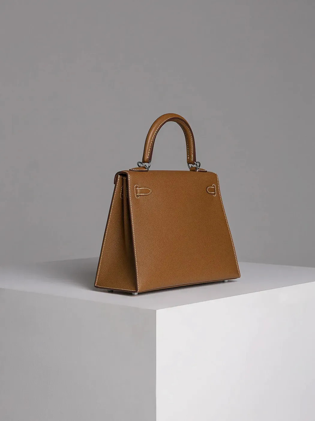 Hermès Сумка Sellier Kelly 25 Gold Epsom Palladium Hardware - фото 6