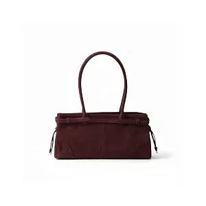 Prada Сумка средняя Bonnie Burgundy - фото 4